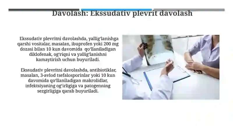 Quruq va Eksudativ Plevritlar 3