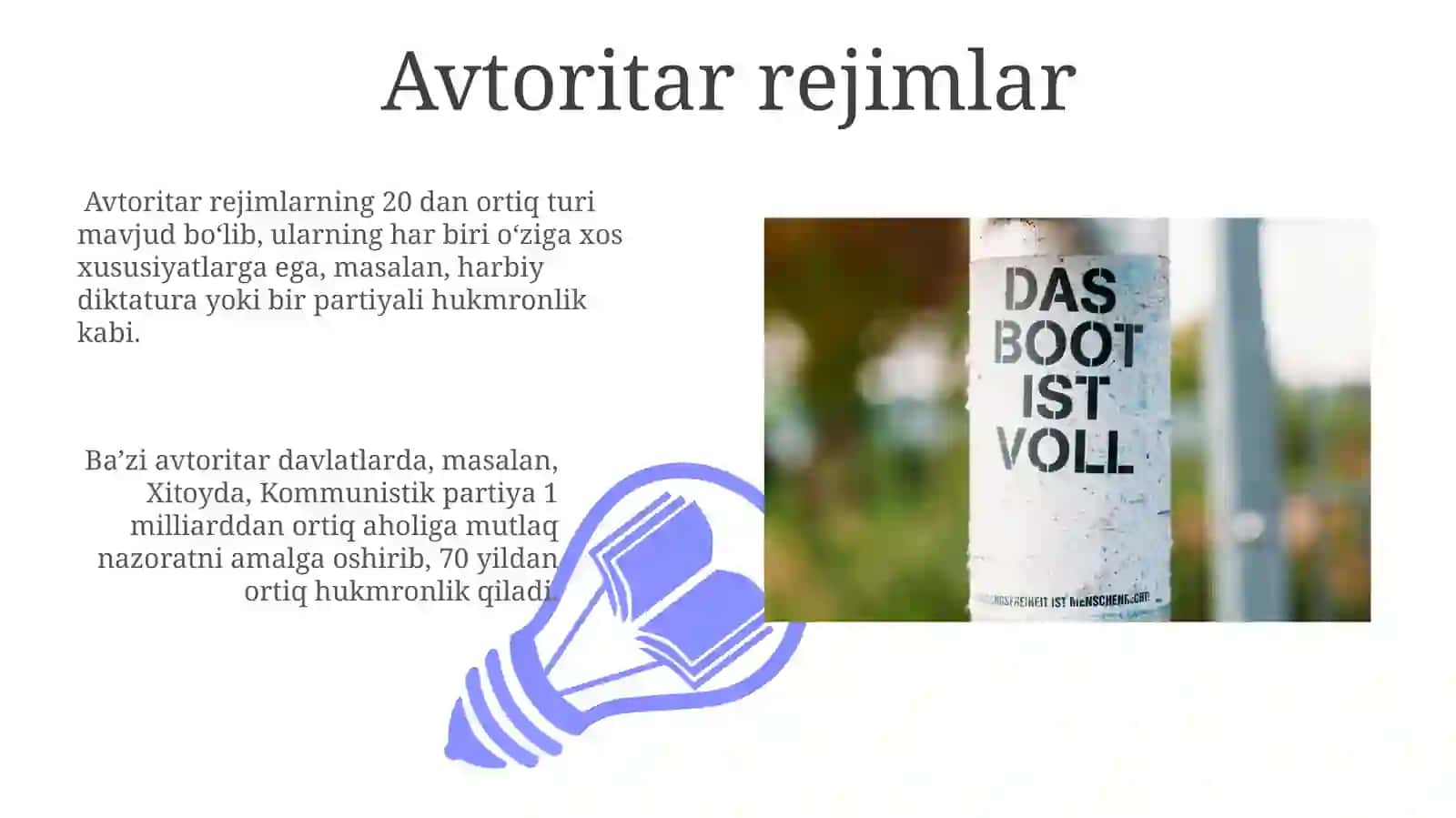 Zamonaviy Dunyoda Siyosiy Tuzumlarning Rivojlanishi 3