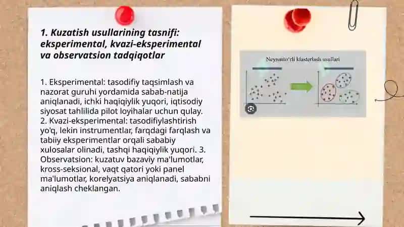 Kuzatishlar usullari, klasterlash usuli va diskriminant tahlili, iqtisodiyotda qo'llanilishi 3