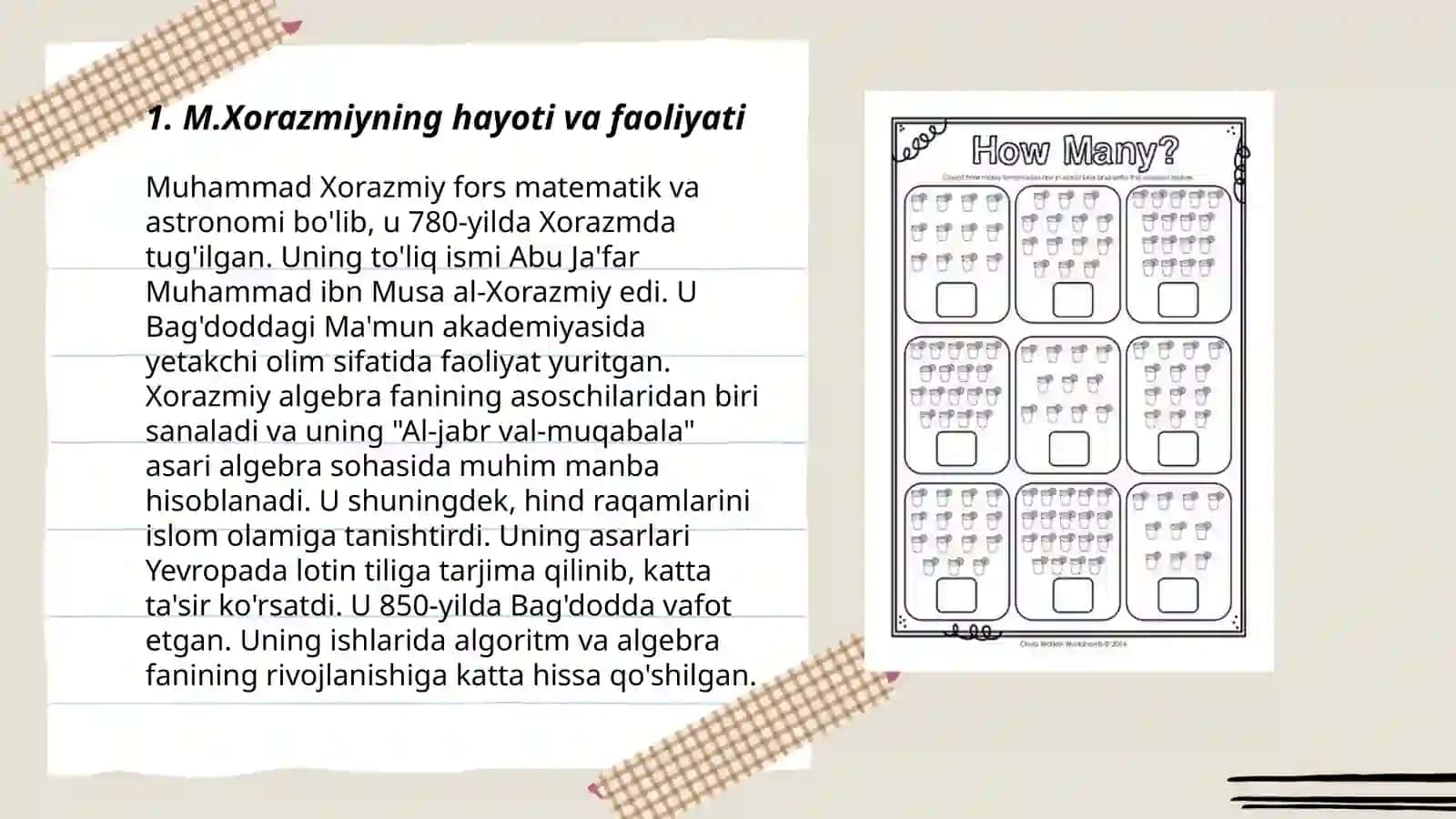 M.Xorazmiyning hayoti va faoliyati 3