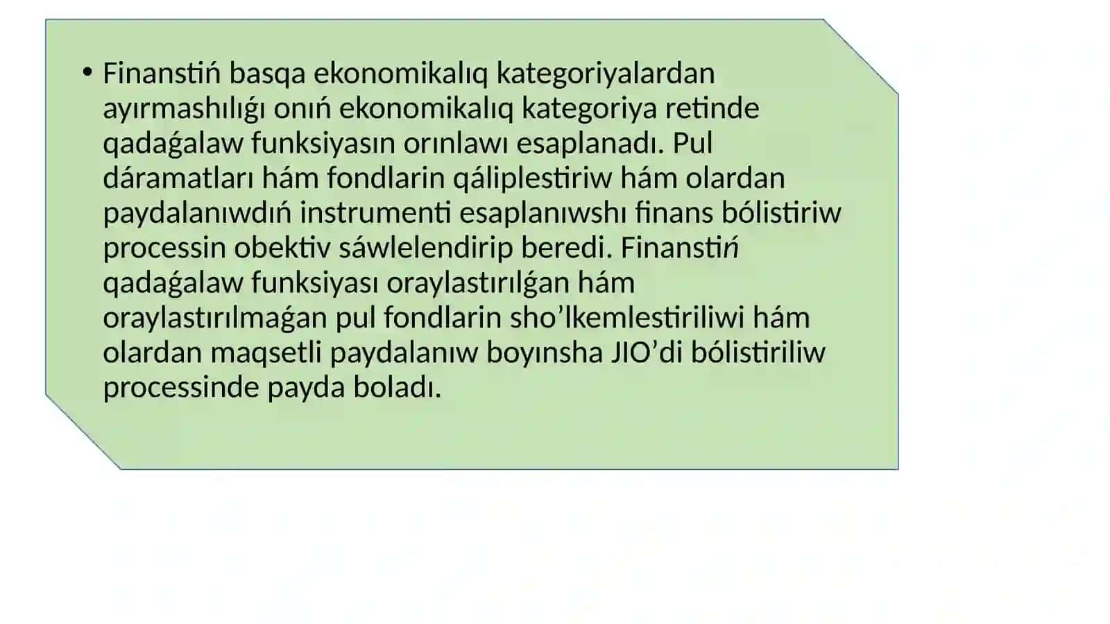 Màmleketlikfinansıqadaǵalaworganlarınıńwazıypalarıhàmfunkciyaları 3