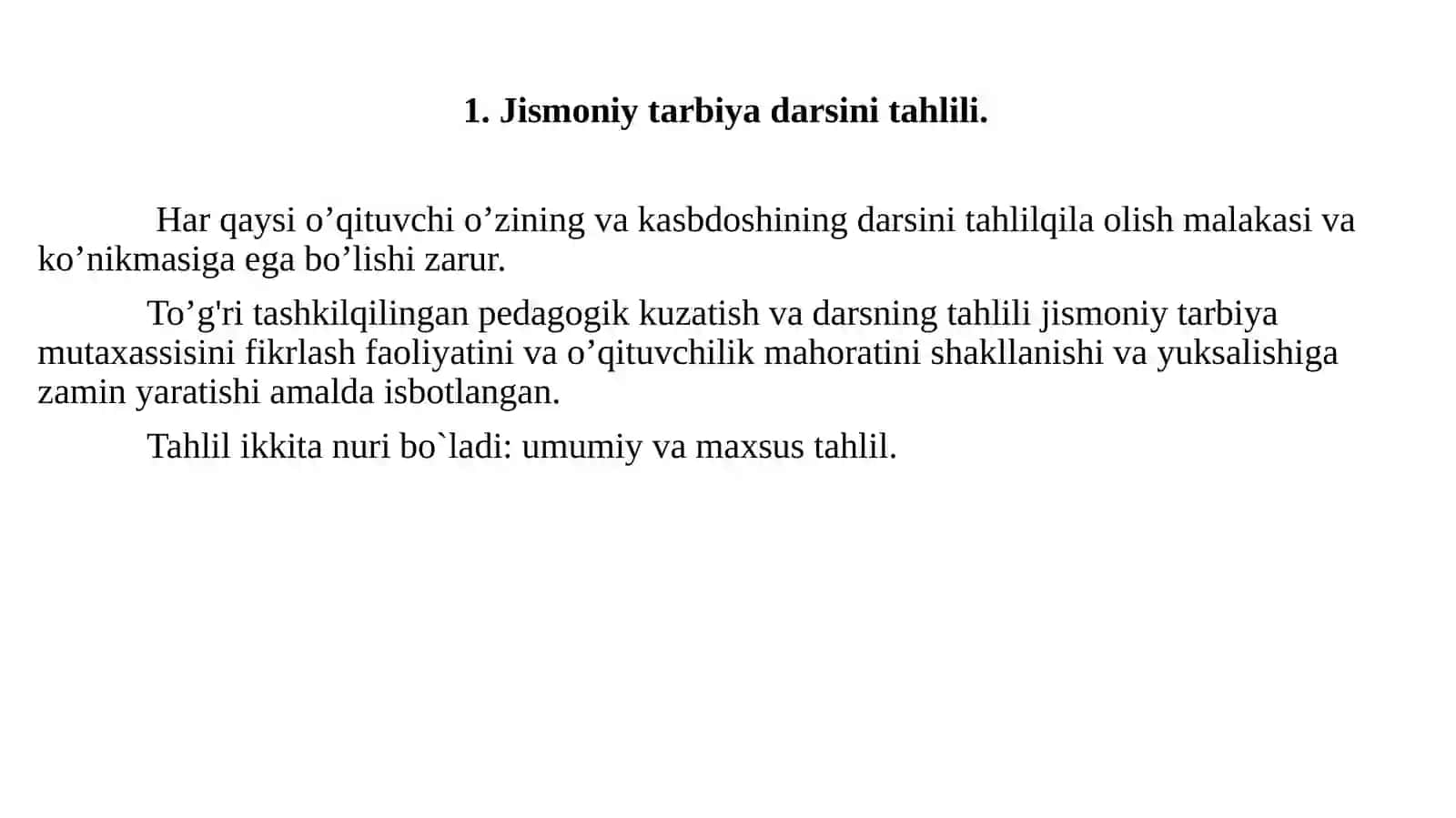 JISMONIYTARBIYA DARSI REJA-BAYONNOMASINI TUZISH METODIKASI 3