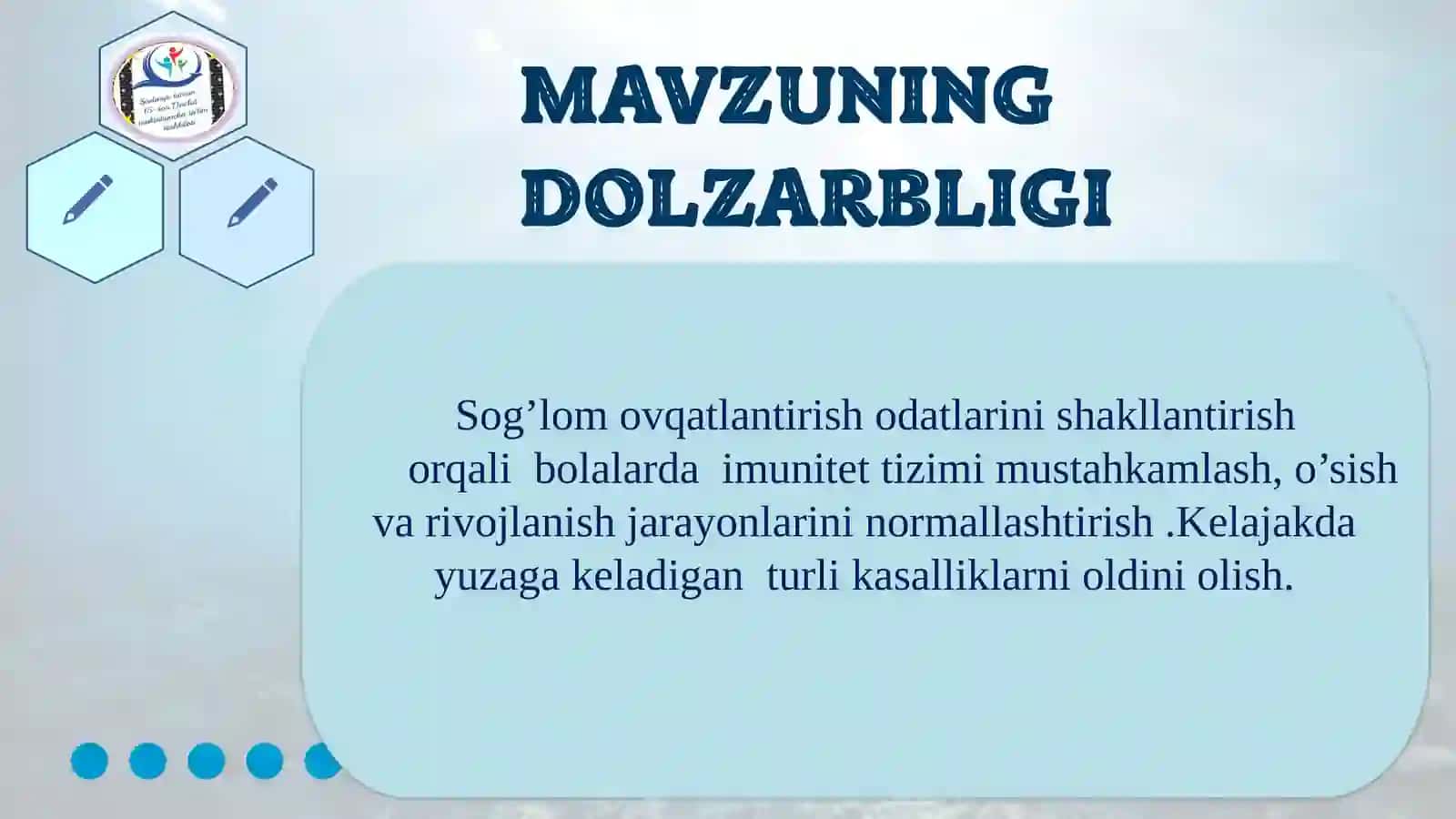 Bolalarda imunitet tizimi mustahkamlash, o'sish va rivojlanish jarayonlarini normallashtirish, yuzag 3