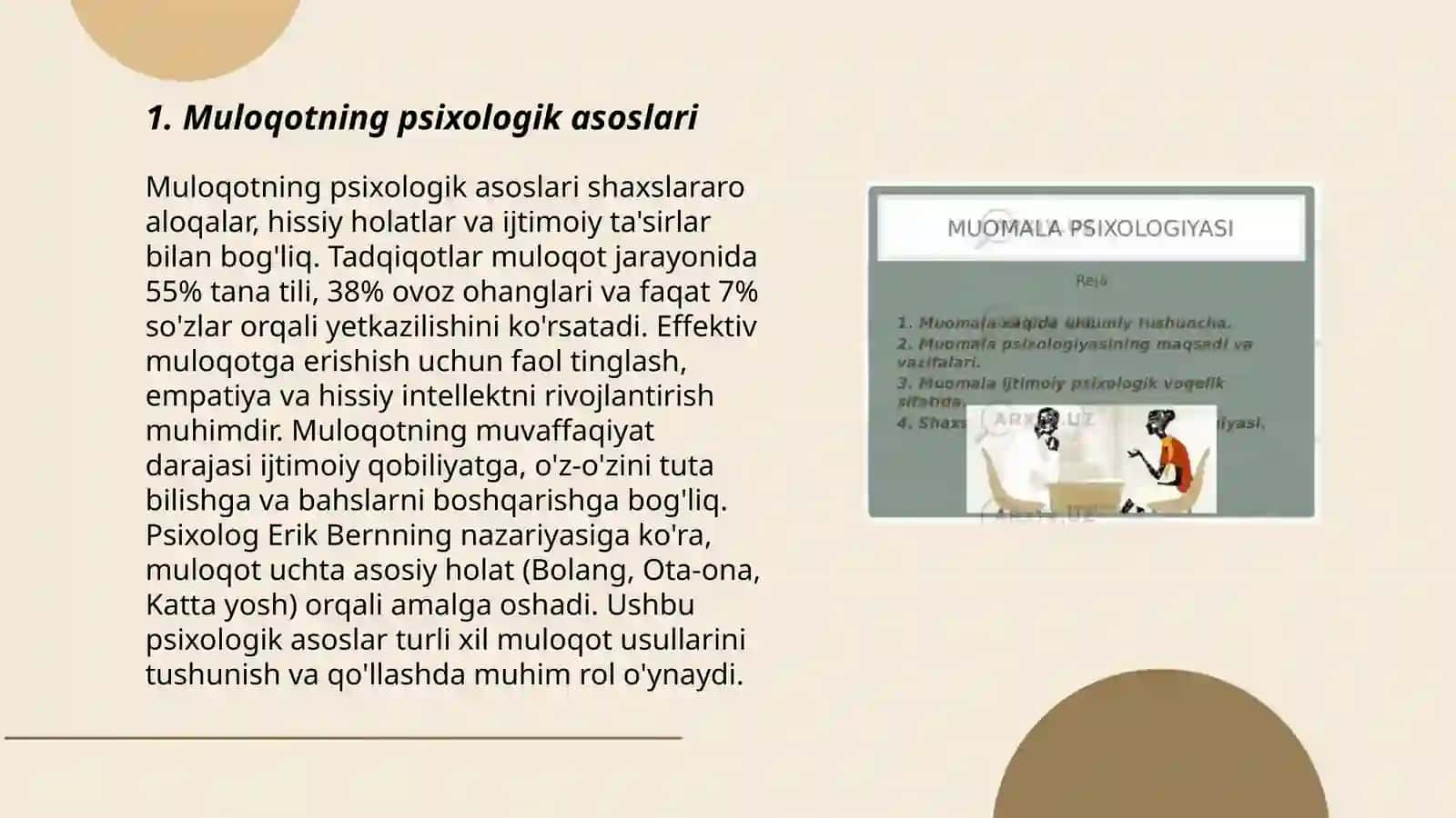 Psixologik faoliyatda muloqot 3