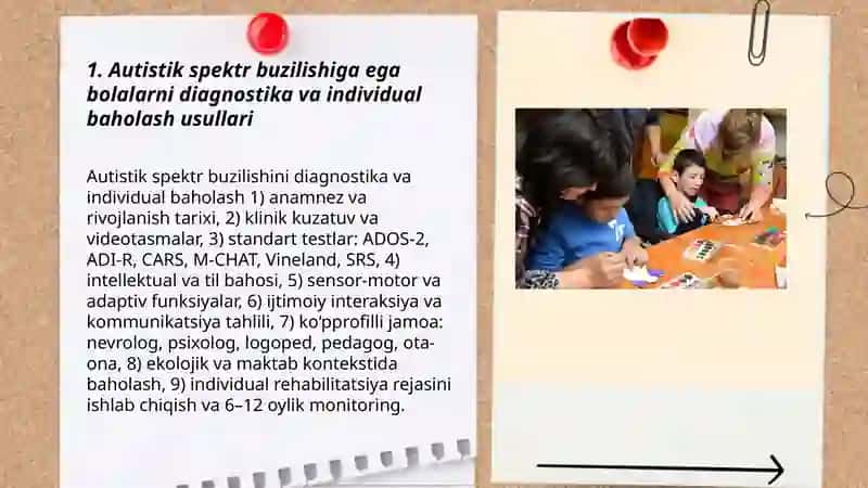 Autistik spektr buzilishlariga ega bolalar uchun inklyuziv strategiyalari 3