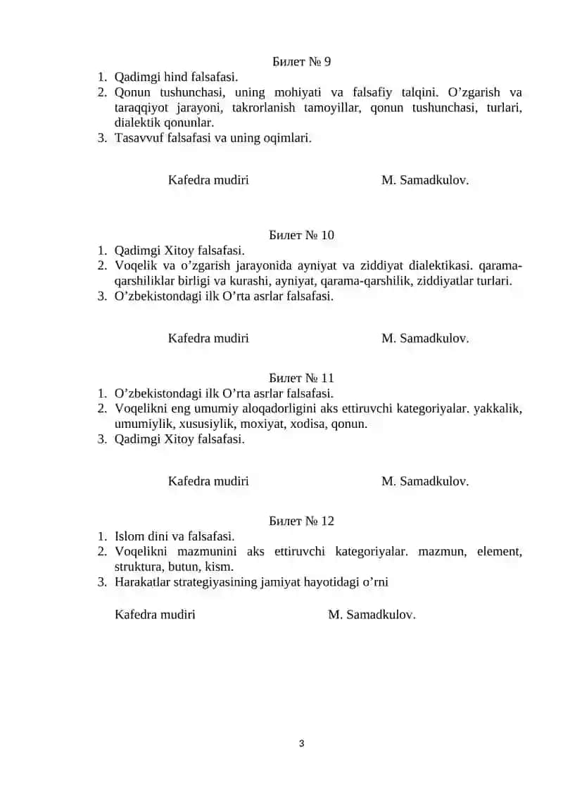 Falsafaning baxs mavzulari va asosiy muammolari 3