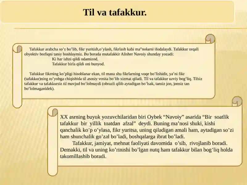 O‘ZBEK TILINING SOHADA QO‘LLANISHI” FANINI O‘QITISHNING MAQSAD VA VAZIFALARI 3