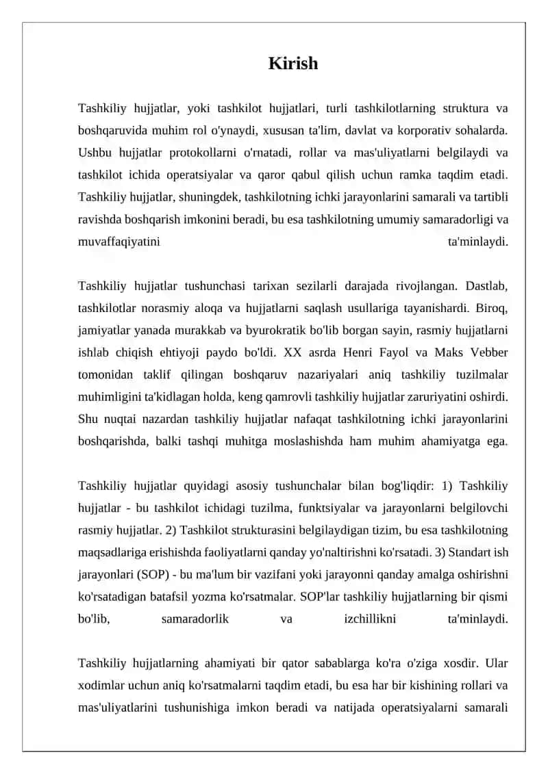 Tashkiliy hujjatlar 3