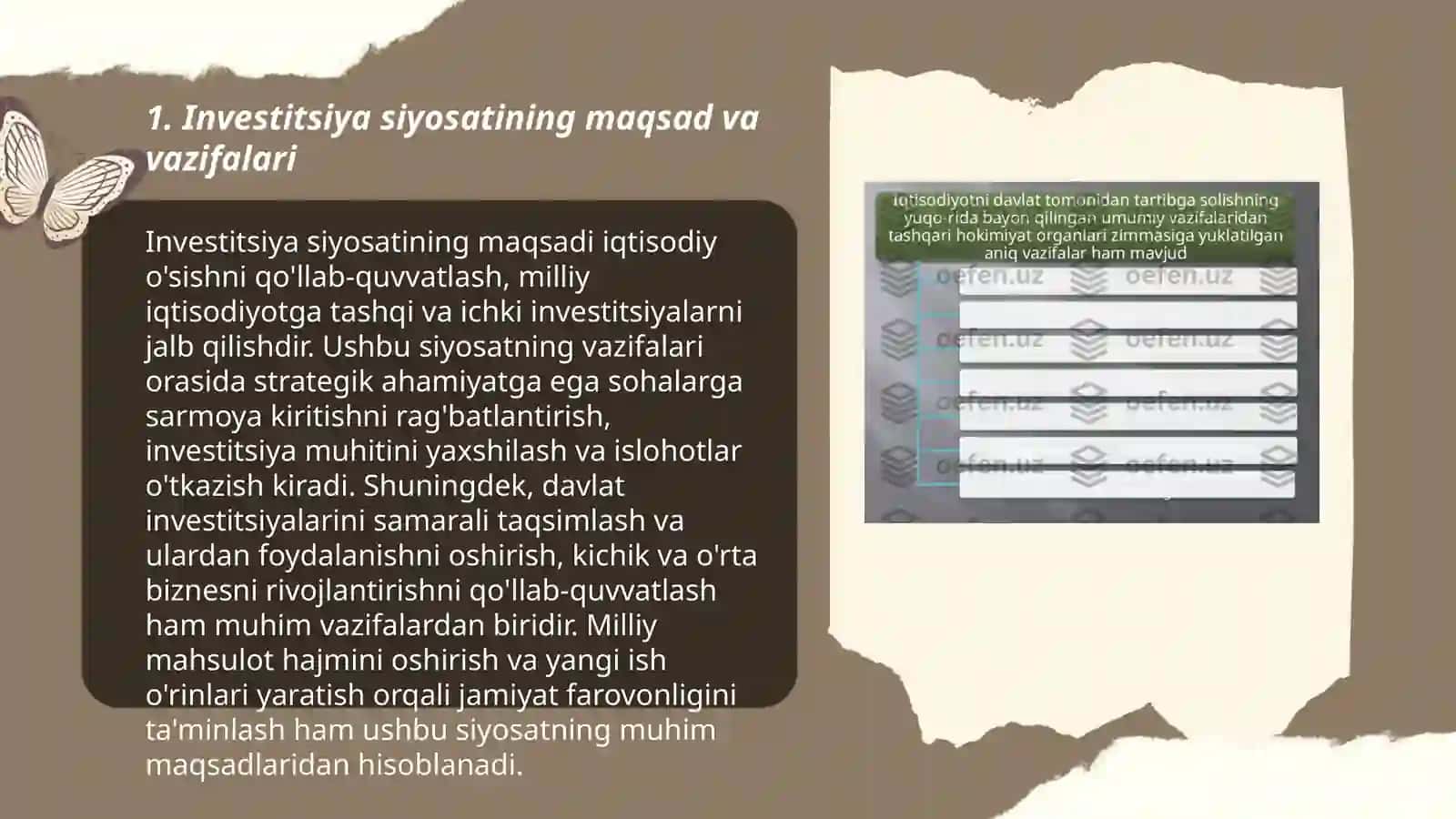 Iqtisodiyotni modernizatsiyalash sharoitida investitsiya siyosati 3