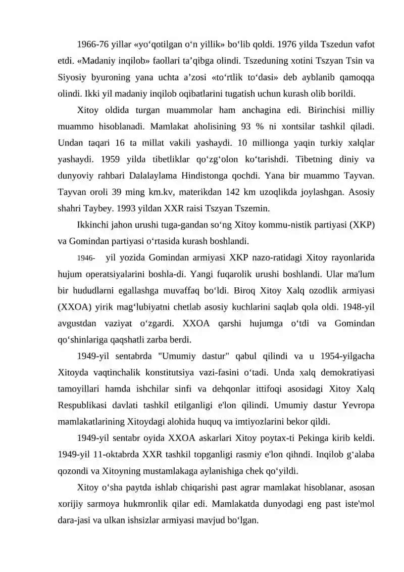 Xitoy va Yaponiyaning geostrategik siyosati va uning mohiyati 3