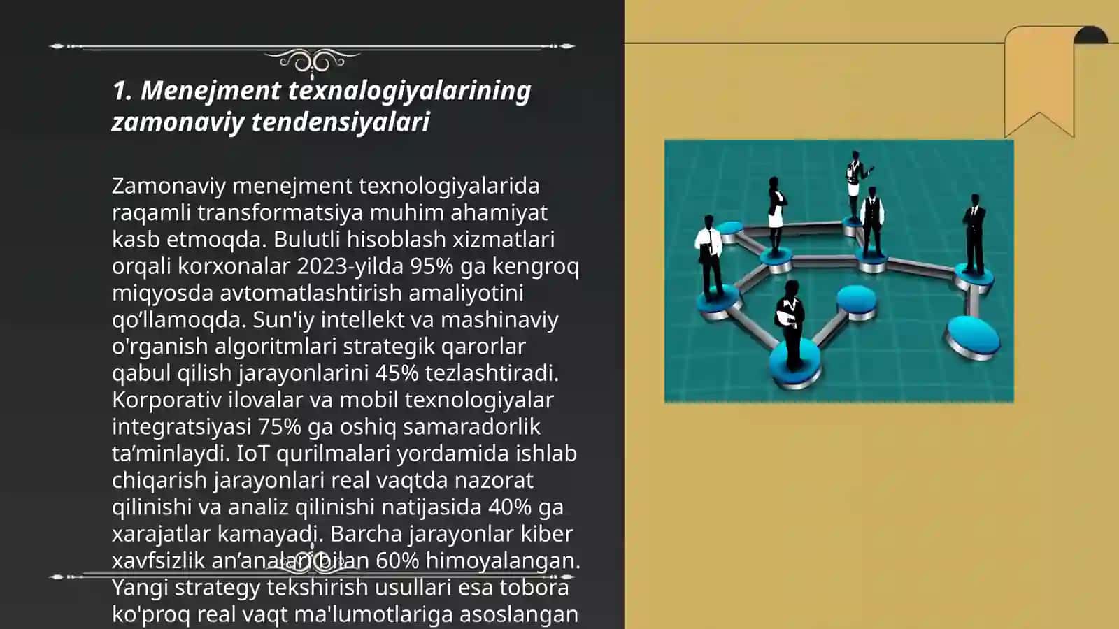 Menejment texnalogiyalari va mexnatni innovatsion boshqarish 3