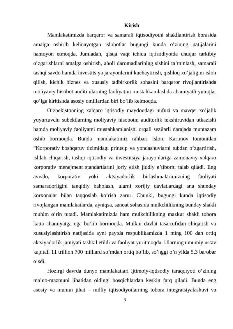Auditorlik nazorati amalga oshirish mexanizmi 3
