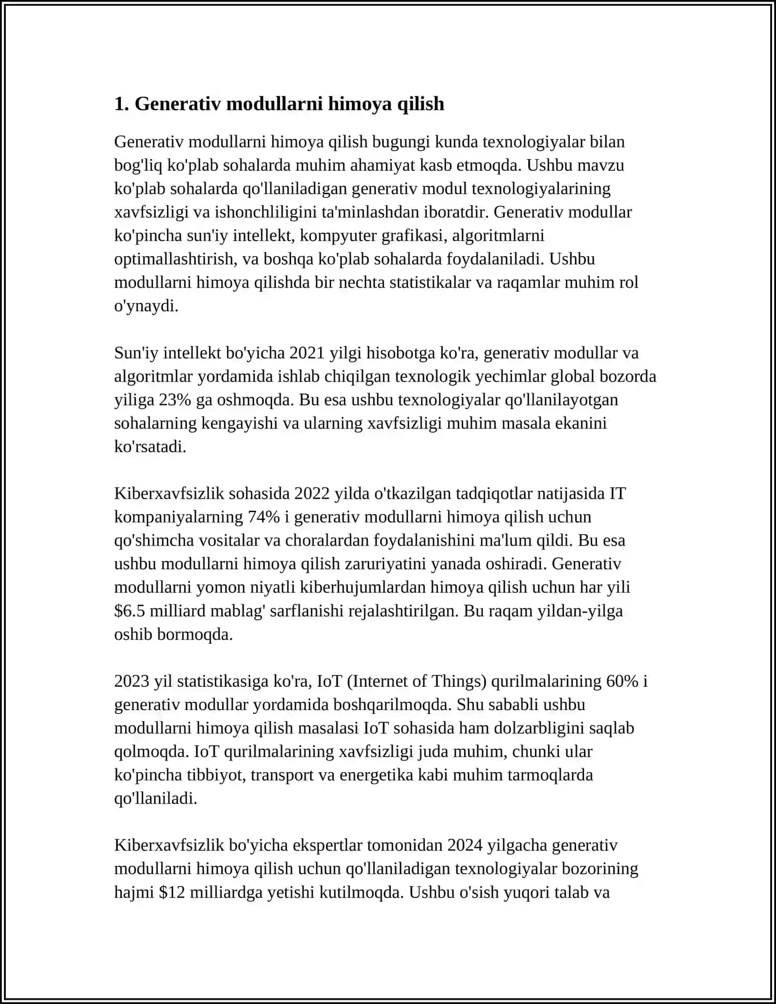 GENERATOR VA TRANSFORMATOR BLOKLARINING HIMOYASI 3