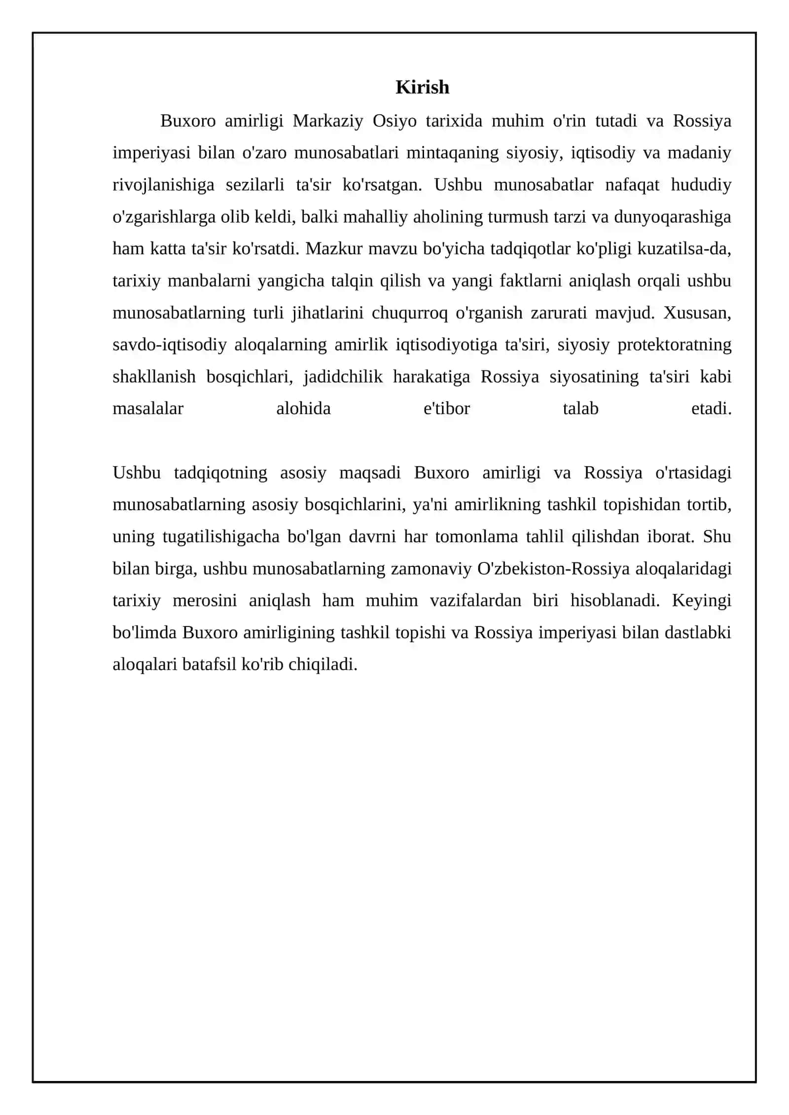 Buxoro amirligi va Rossiya aloqalari 3