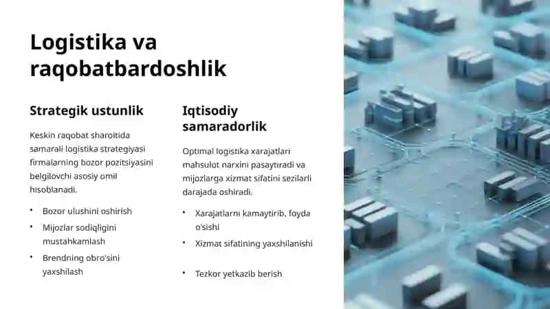 Logistika tizimining mikroiqtisodiy tahlili 3