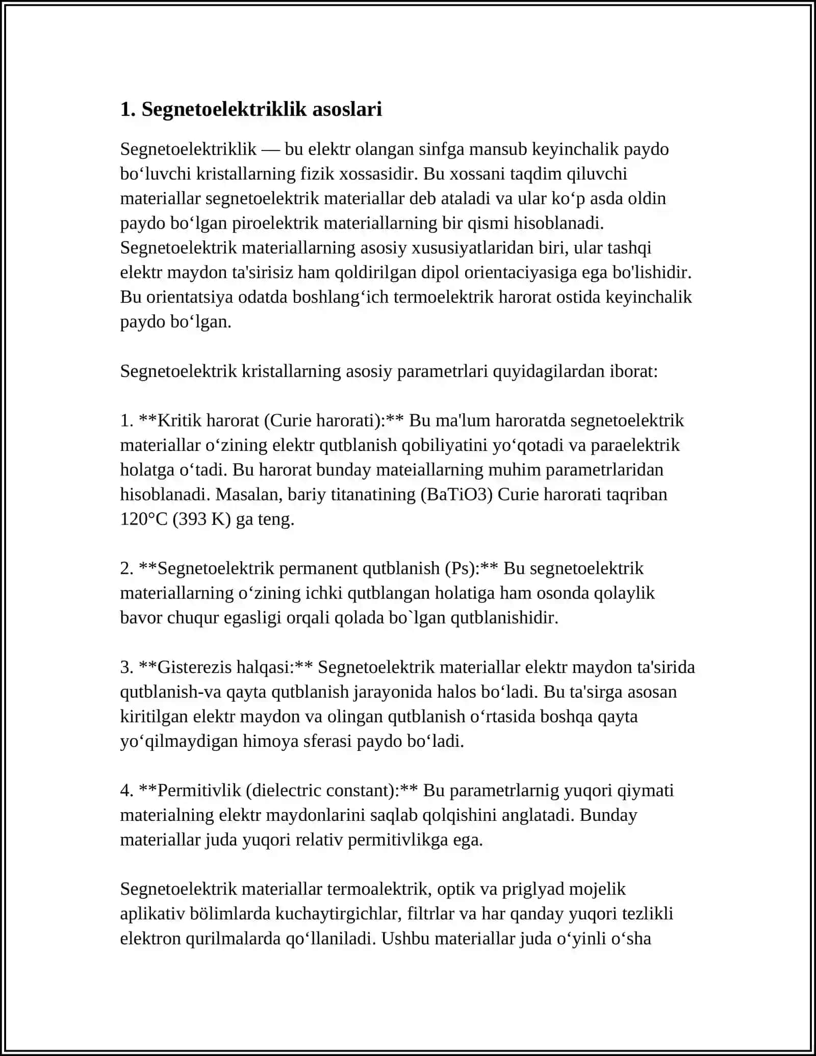SEGNETOELEKTRIKLAR 3