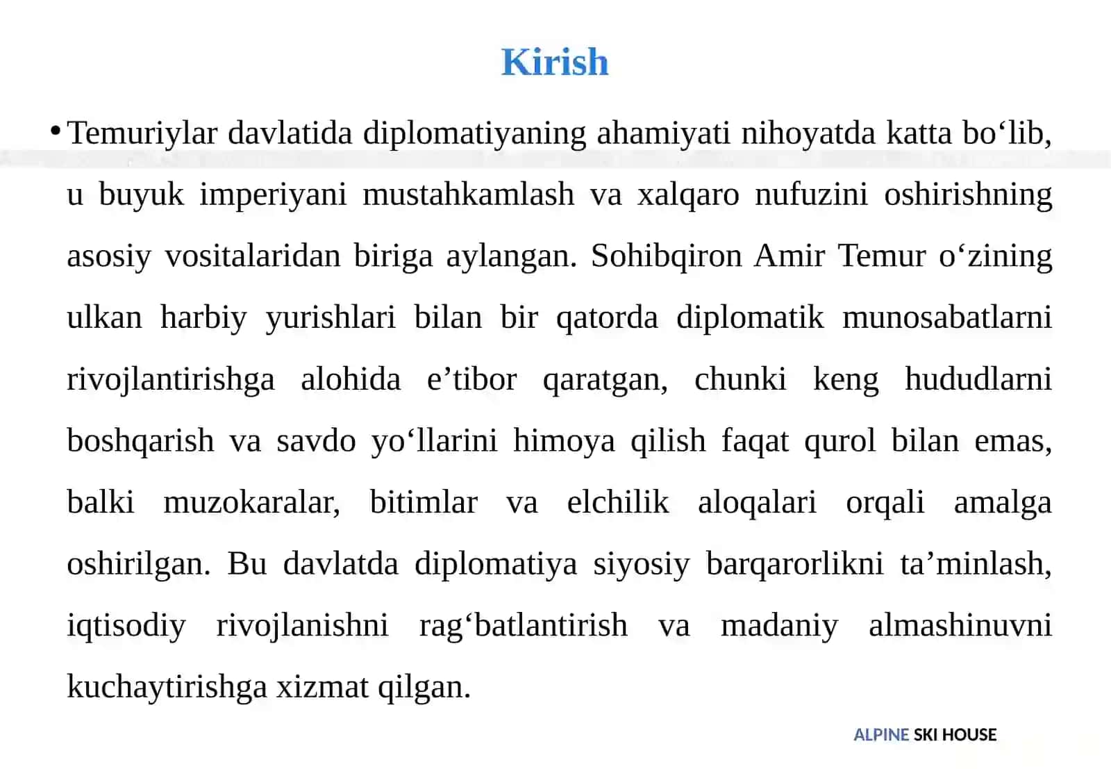 Temuriylar davlatida elchilarni tayyorlash tizimi 3