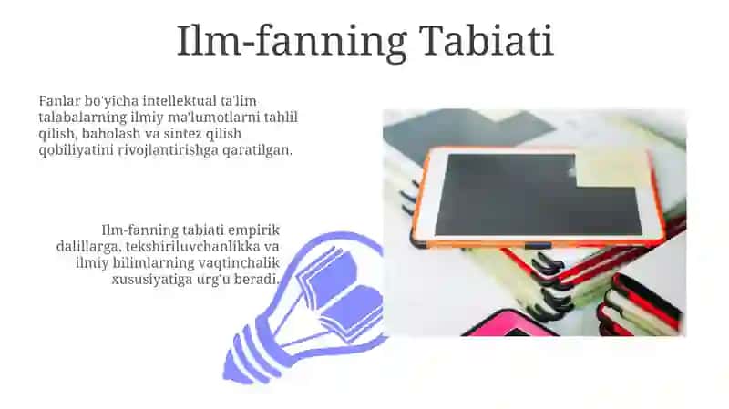 Ilm-fanning Tabiati 3