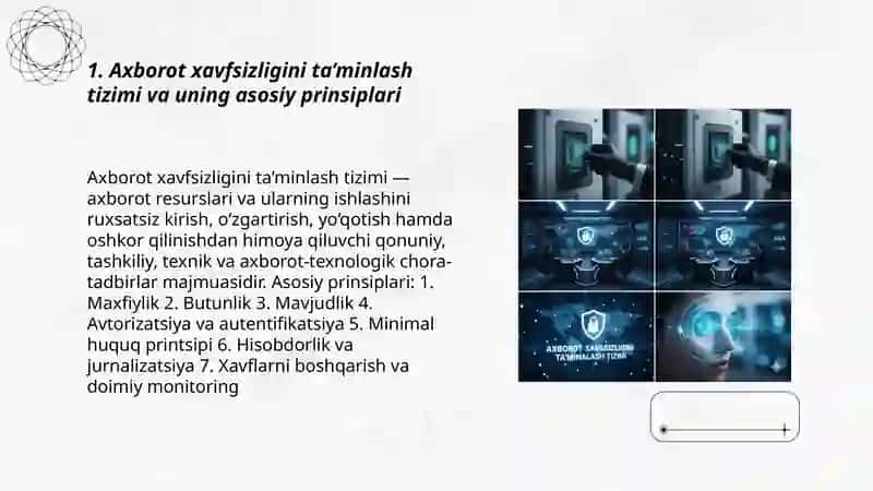 Axborot xavfsizligini ta’minlash tizimi 3