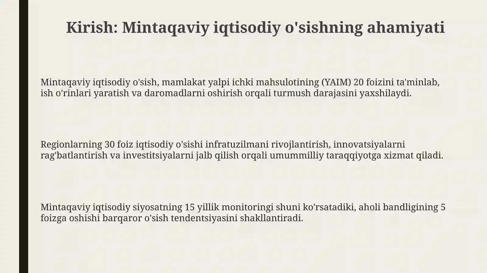 Mintaqaviy iqtisodiy o'sishning nazariy asoslari 3