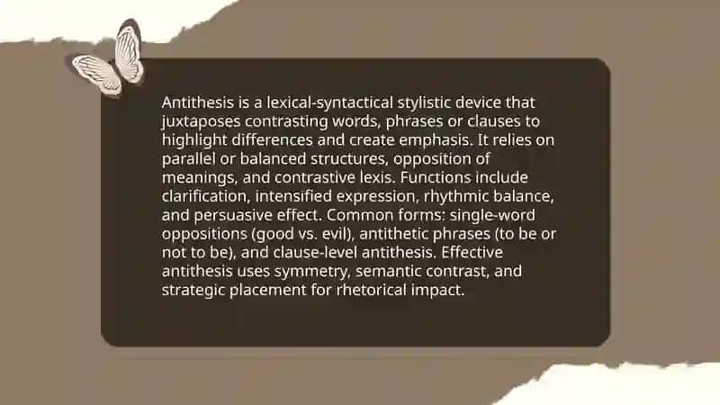 Lexical-syntactical stylistic devices 3