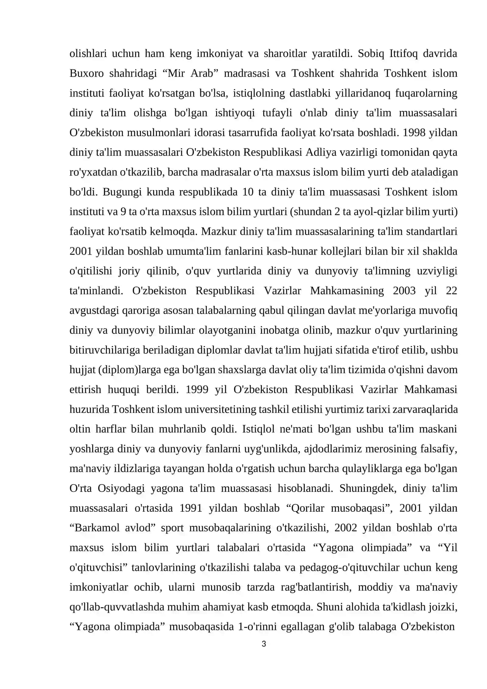 Dunyoviy bilimlar va diniy eʼtiqod birligiga erishishning ahamiyati 3