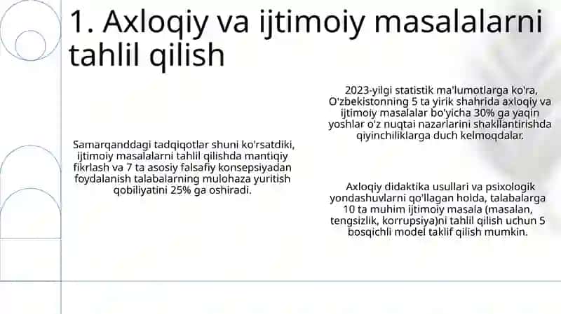 Oʻquvchilarni falsafiy dunyoqarashga tayyorlash 3