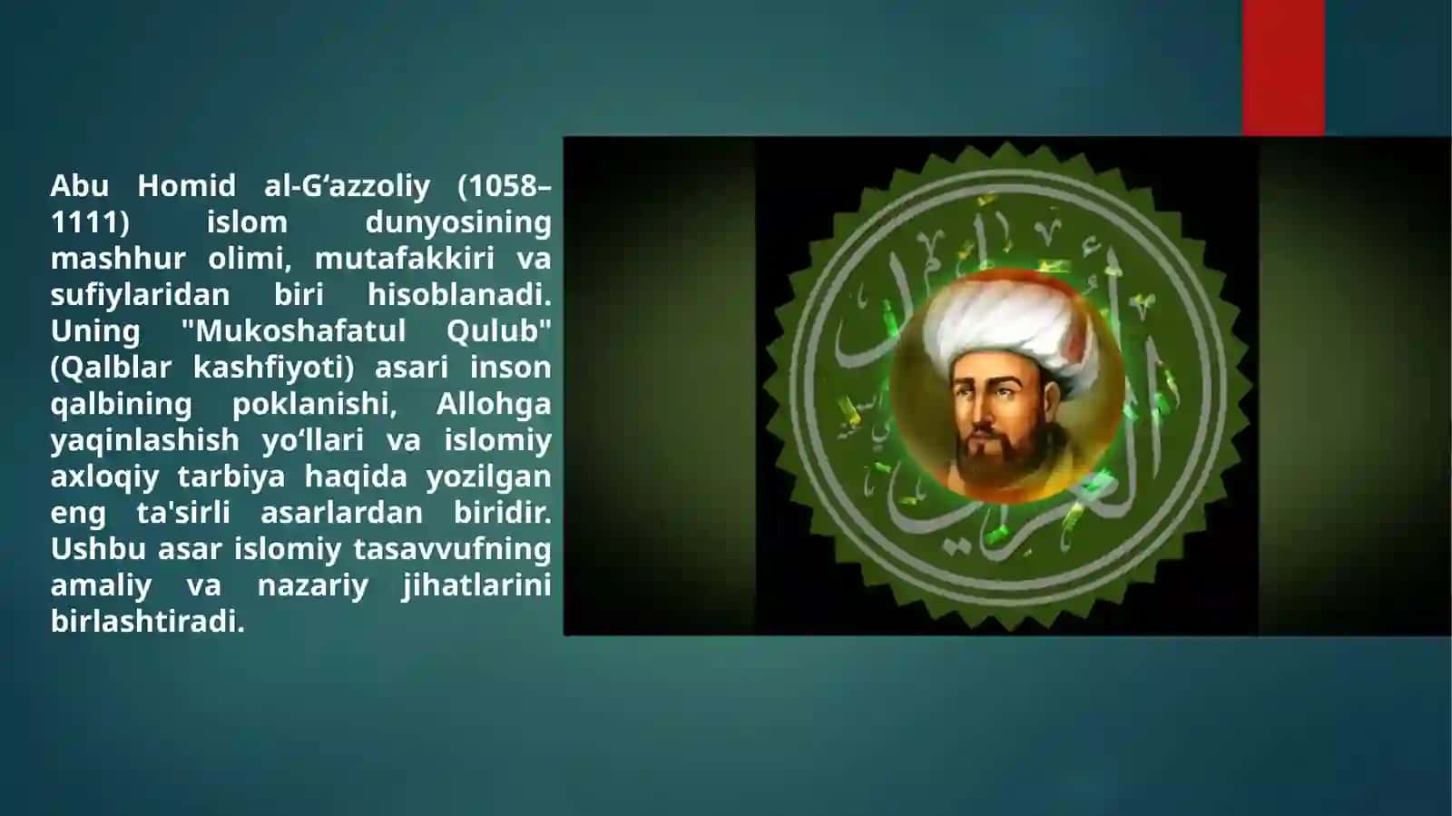 AbuHomidal-G‘azzoliyning"MukoshafatulQulub"asariningmazmunivaahamiyati 3