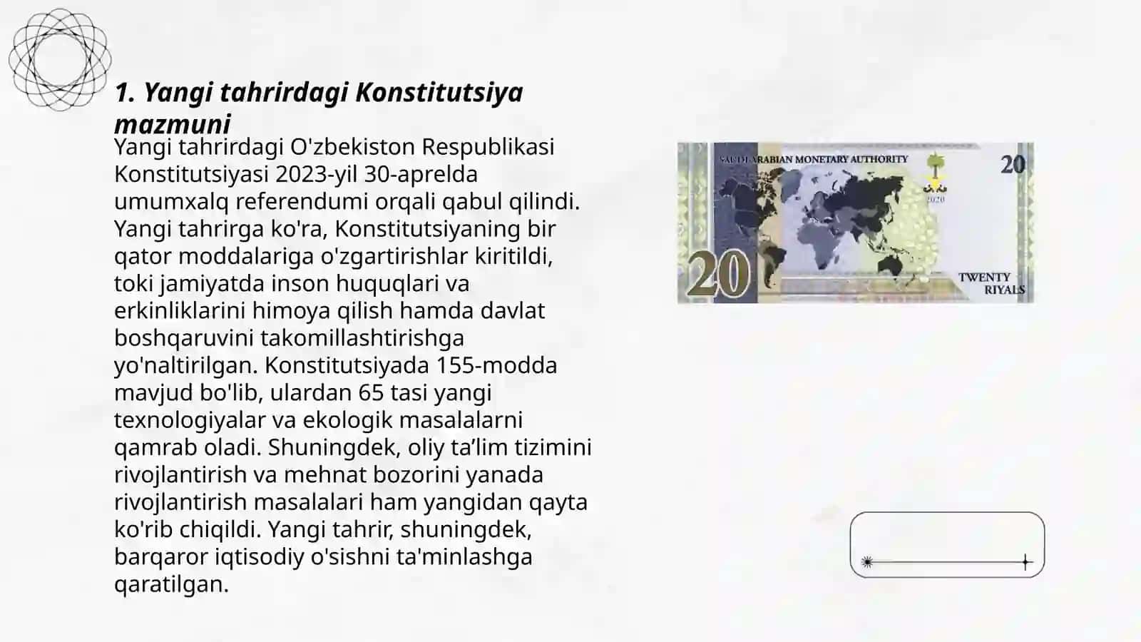 Yangi tahrirdagi Konstitutsiya mazmuni 3
