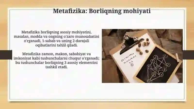 Falsafaning bahs mavzulari va asosiy muammolari 3