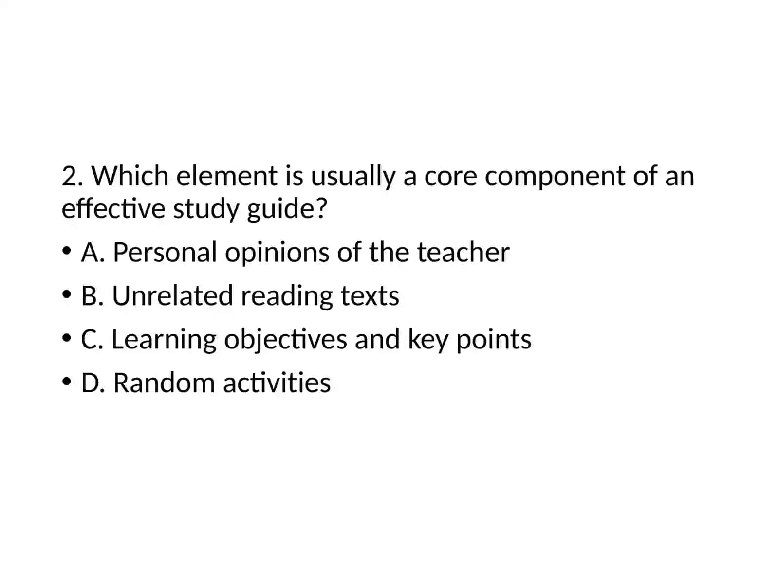 Study Guide 3