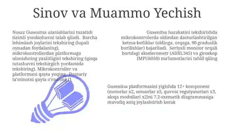 Gusenitsa Platforma Umumiy Ma'lumot 3