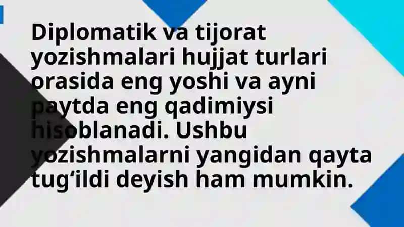 Diplomatik yozishmalarning turlari 3