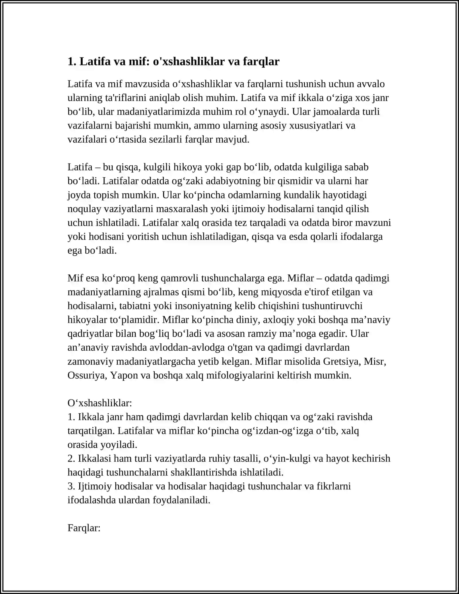 LATIFA VA LOFLARNING QIYOSIY TALQINI 3