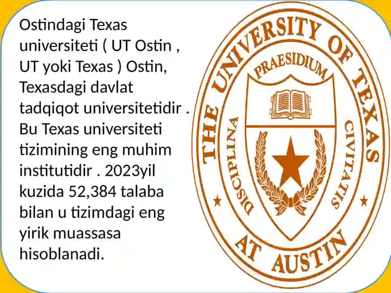 Ostindagi Texas universiteti 3