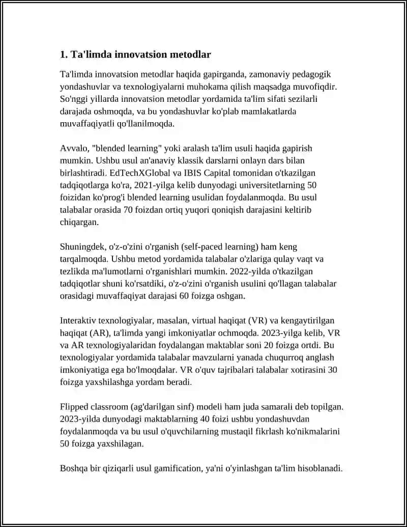 INTERFAOL TA'LIM METODLARI 3