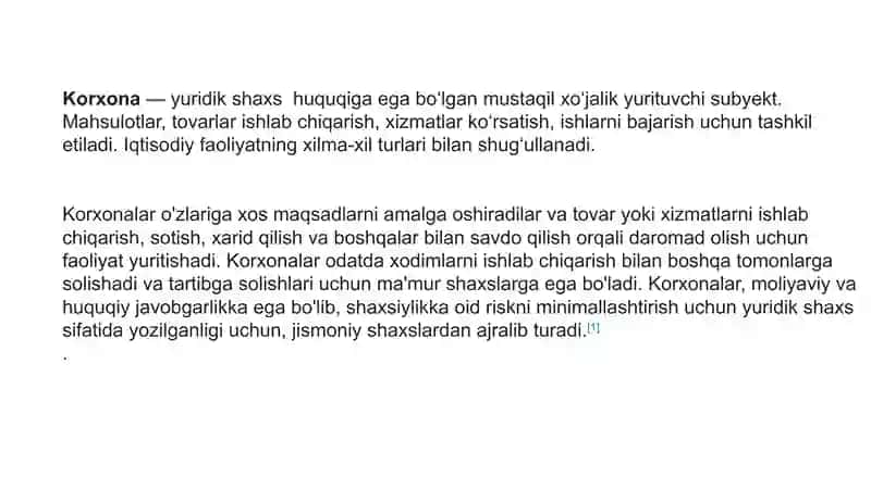 Korxonalarda o'z mablagʻlarini shakllantirishning ichki manbalaridan foydalanish 3