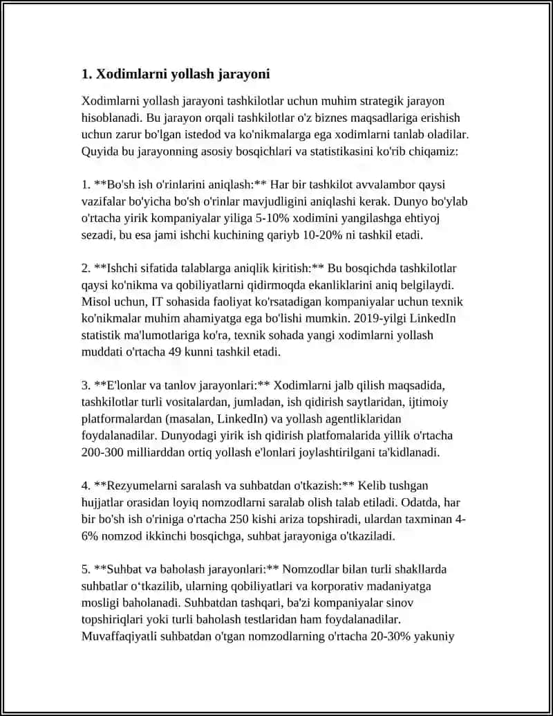 XODIMLARNI YOLLASH VA ULARNI BOSHQARISH 3