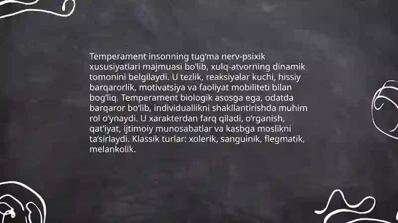 Temperament individuallikning xususiyati sifatida 3