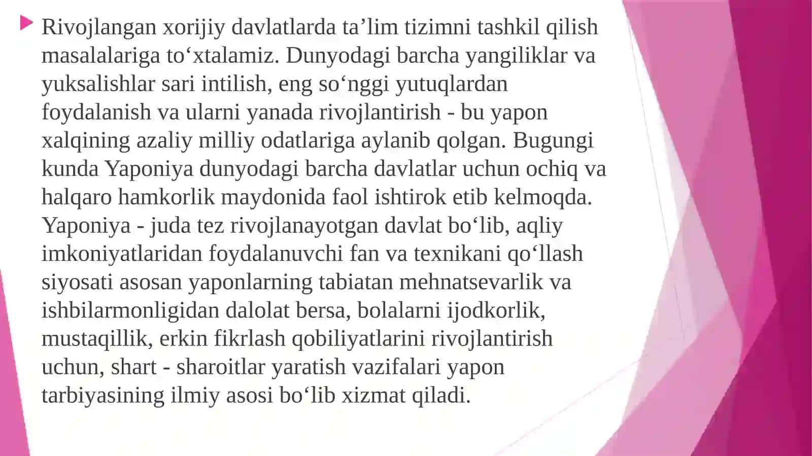 Texnologiya darslarida xorijiy ta’lim tizimidan foydalanish 3