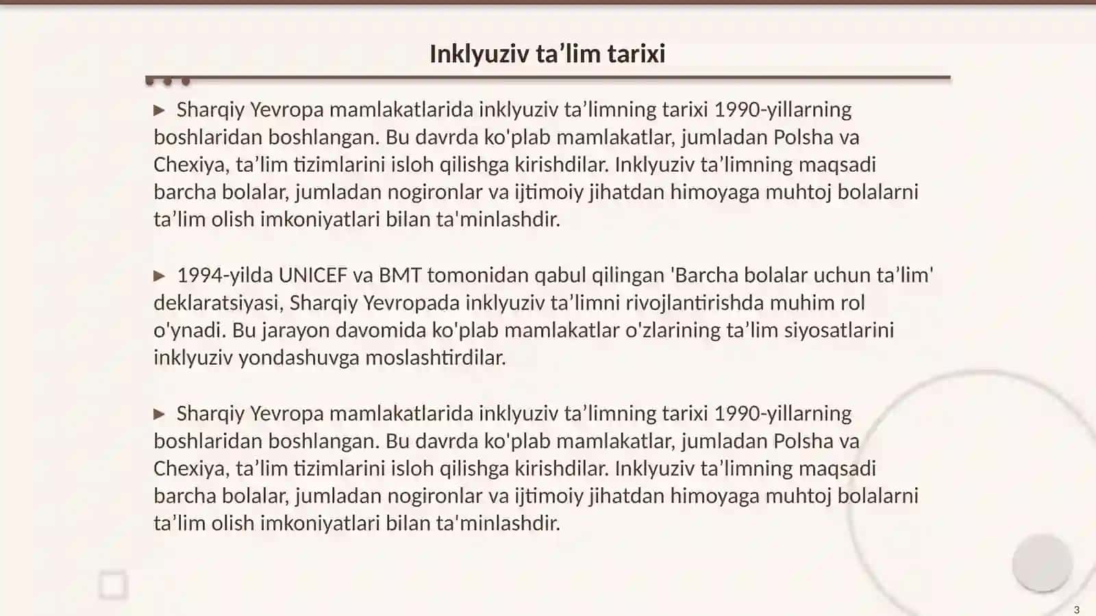 Sharqiy Yevropa mamlakatlarida inklyuziv taʼlim 3