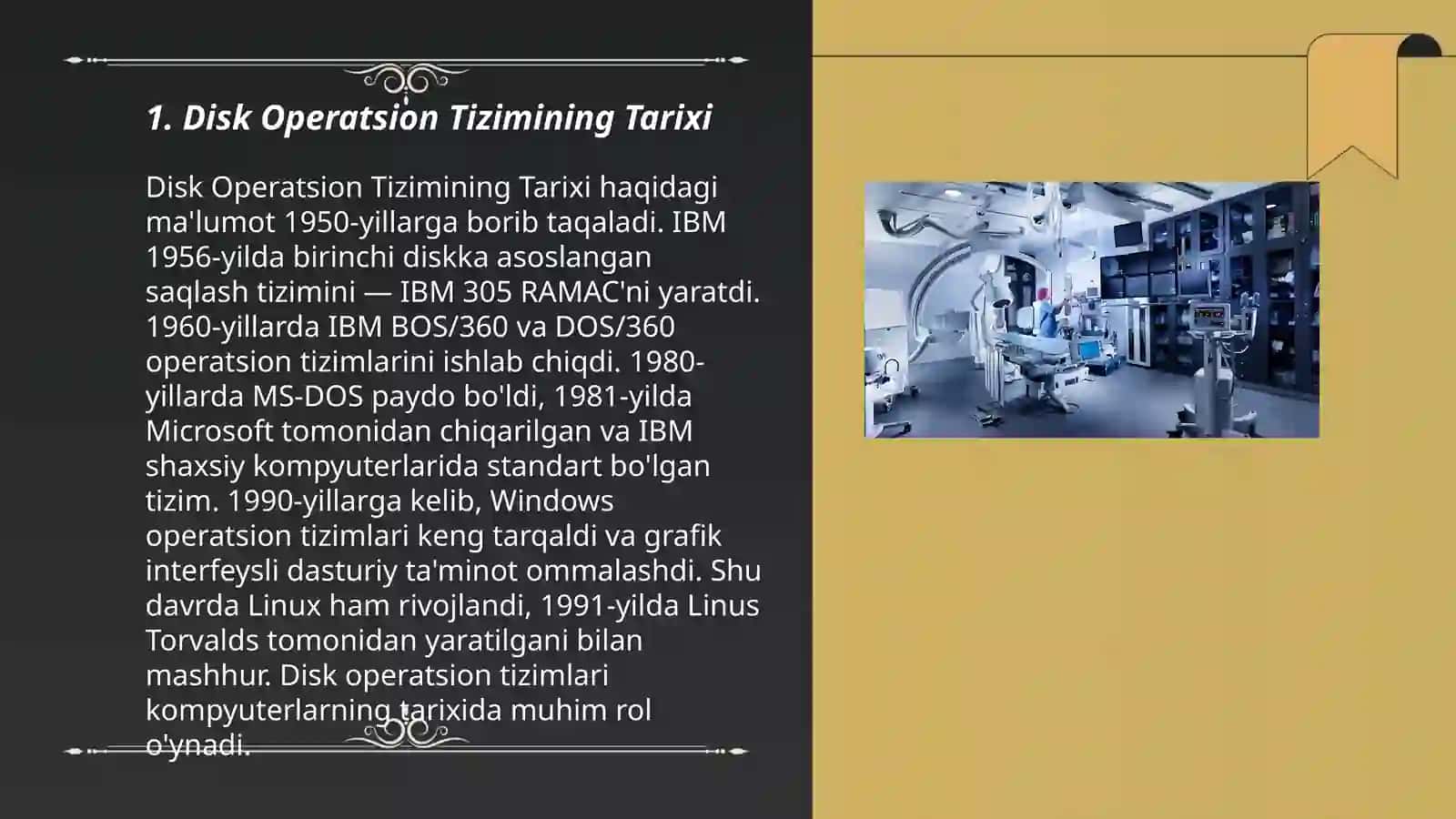 Disk Operatsion Tizimi Tarixi 3