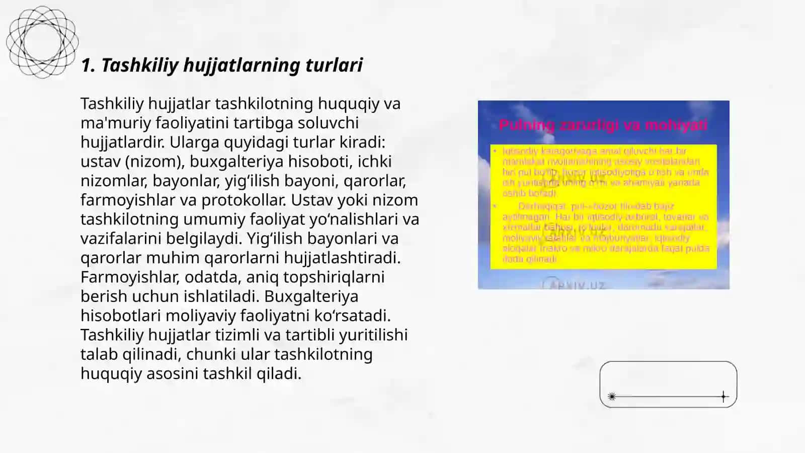 Tashkiliy hujjatlar va ularni rasmiylashtirish 3