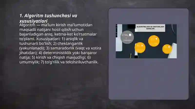 Algoritmlash va dasturlash asoslari 3