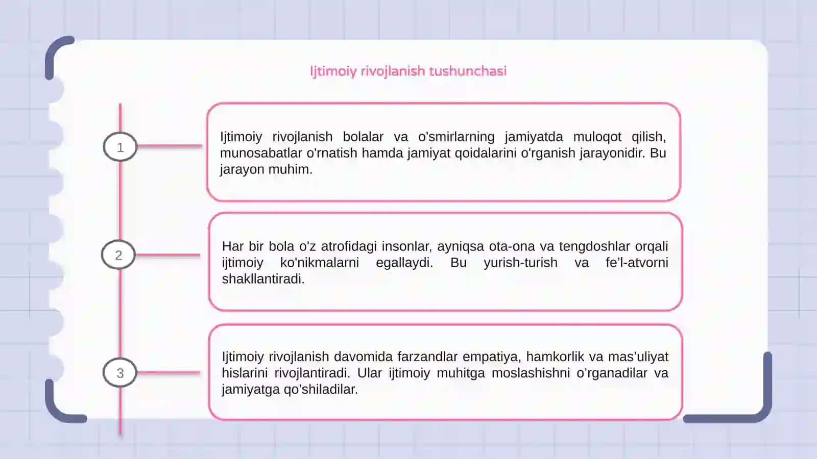 Bolalar va o'smirlarda ijtimoiy rivojlanish 3