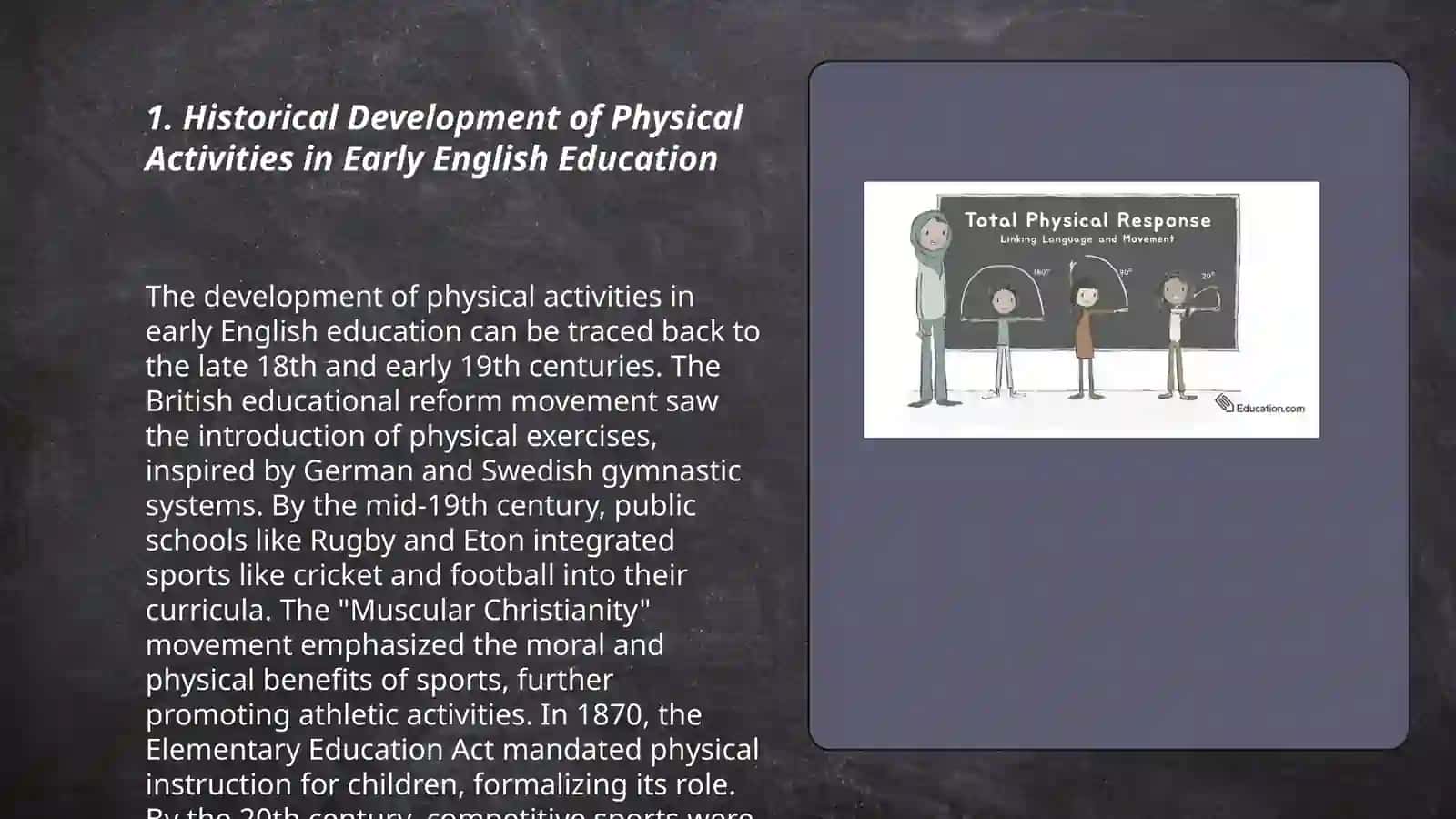 The role of movement and physical activities in early English education 3