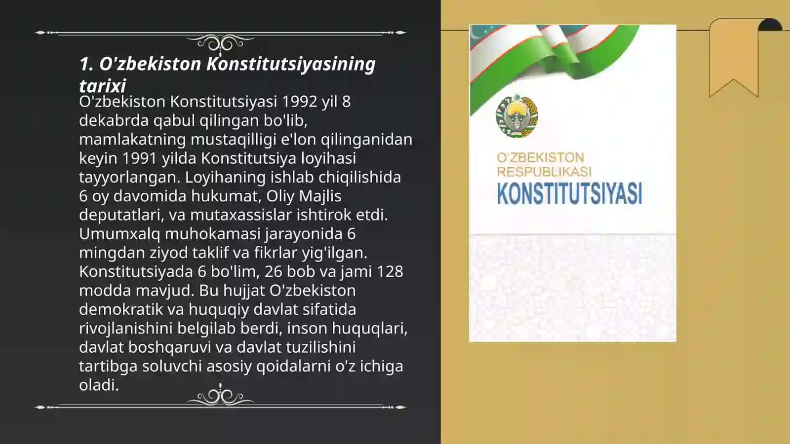 O'zbekiston Konstitutsiyasi 3