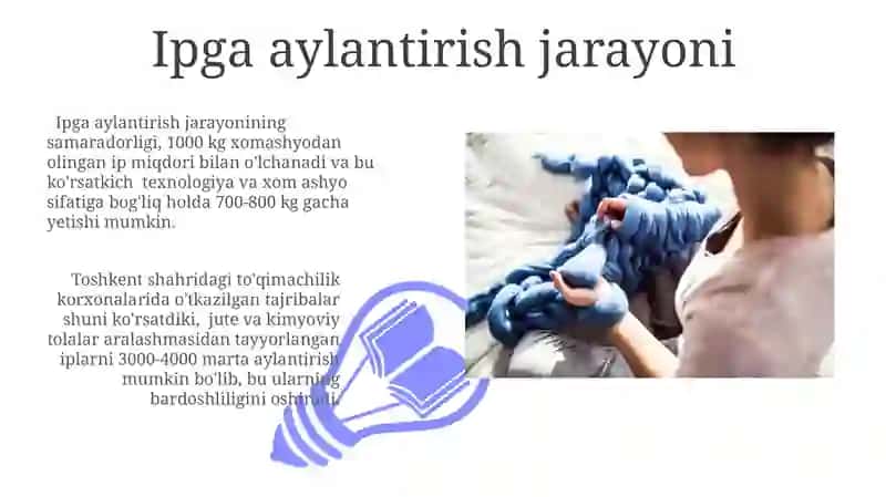 Jute va kimyoviy tolalari 3