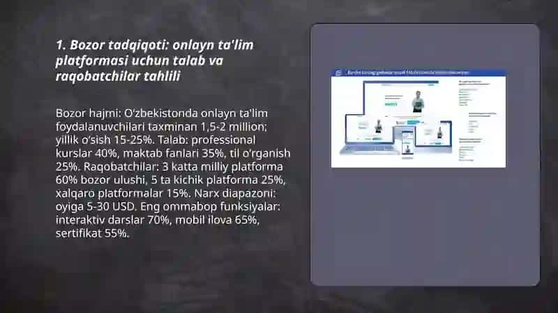 Onlinr ta'lim platformasi yaratish 3