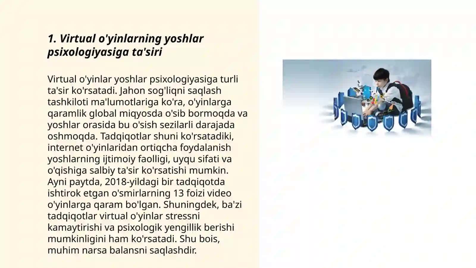 Virtual kompyuter oʻyinlarining yoshlar ongiga taʼsiri 3
